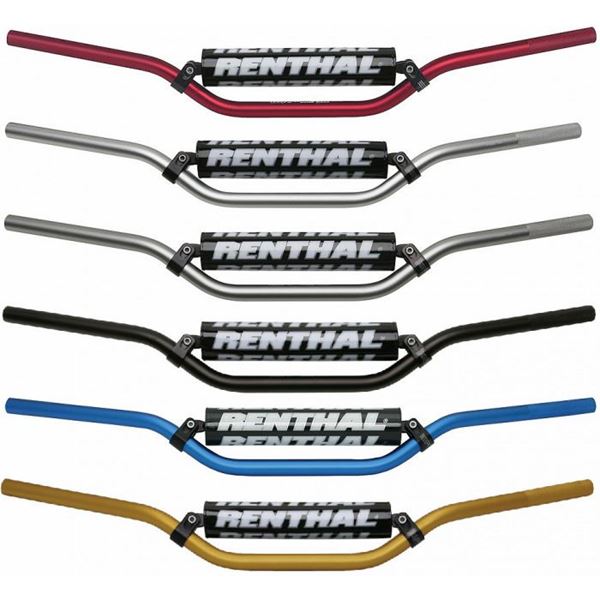 Afbeelding van Renthal Handlebar+Pad Jimmy Button High Silver