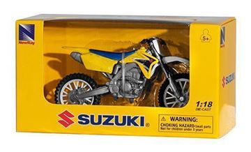 Afbeeldingen van Miniatuur motor 1:18 Cross Suzuki