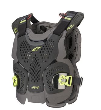 Afbeeldingen van A-1 Plus Chest Protector - Black/Yellow - Alpinestars
