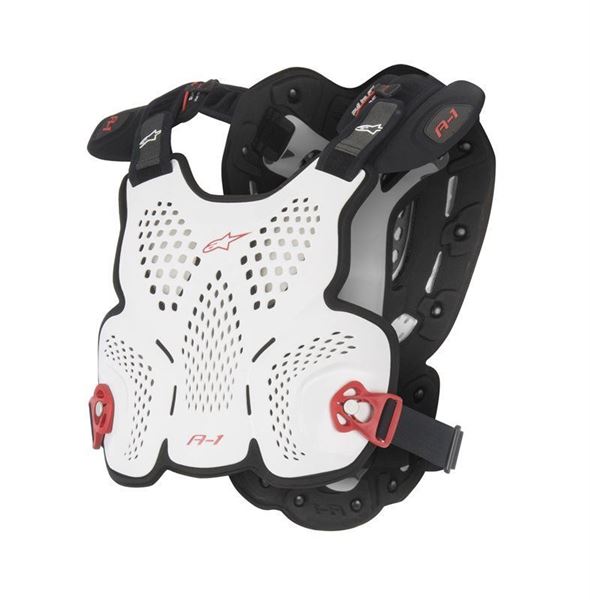 Afbeelding van A-1 Roost Guard - White/Black/Red - Alpinestars