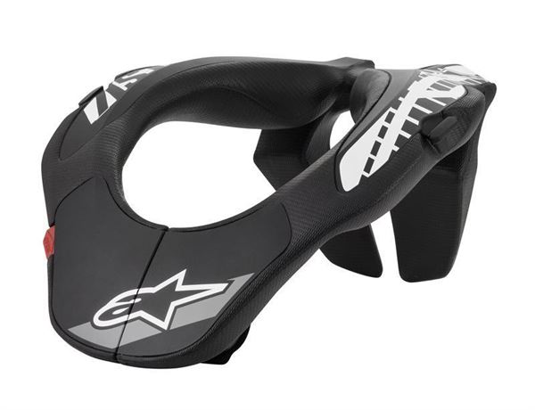 Afbeelding van Youth Neck Support - Black/White - Alpinestars