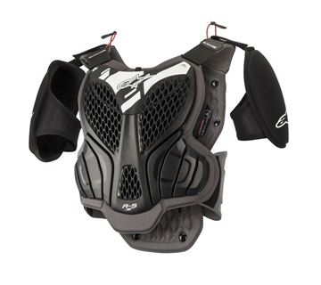 Afbeeldingen van A-5 S | Youth | Body armour - Black/Gray -  Alpinestars
