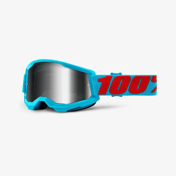 Afbeelding van 100% Strata 2 Summit Crossbril - Spiegel lens Zilver