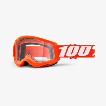 Afbeeldingen van 100% Strata 2 Orange Crossbril - Helder