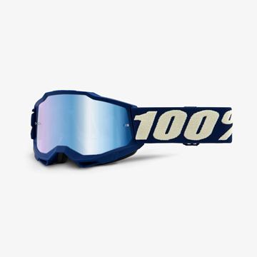 Afbeeldingen van 100% Accuri 2 Crossbril Youth - Deepmarine - Spiegel lens