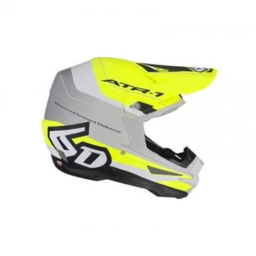 Afbeeldingen van 6D Crosshelm ART-1 PACE Neon Yellow/Grey/Matte