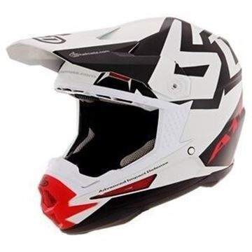 Afbeeldingen van 6D Crosshelm ART-1 SWITCH Red/White/Black