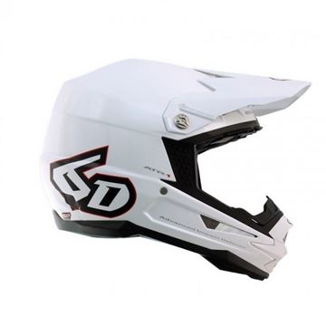 Afbeeldingen van 6D Crosshelm ART-1 SOLID White