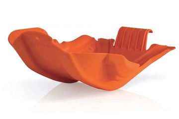 Afbeeldingen van SKID PLATE KTM SX-F 450 13/15 + EXC-F 450-500 12/16 + HUSQVARNA FC450 14/15 + FE 450-501 14/16 - ORANGE