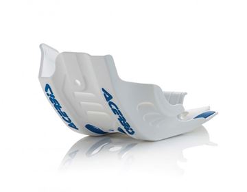Afbeeldingen van SKID PLATE KTM SXF 450 16/18 + HUSQVARNA FC450 16/18 + FE 450-501 17/19 – WHITE/BLUE