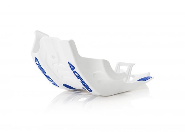 Afbeelding van SKID PLATE HUSQ FC + KTM SXF 450 19-20 - WHITE/BLUE