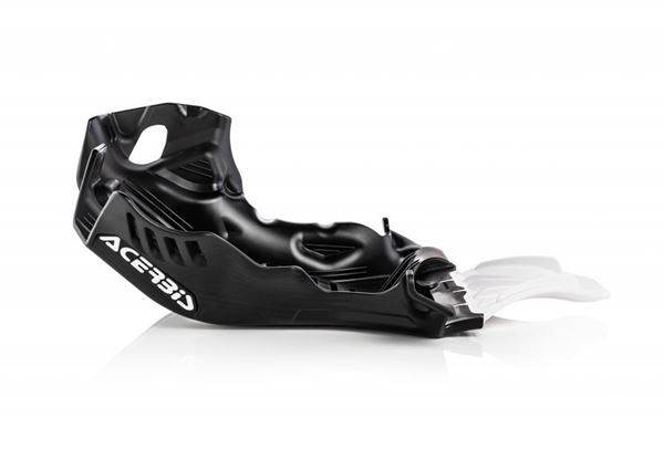 Afbeelding van SKID PLATE HUSQ TC + KTM SX 250 19-20 - BLACK/WHITE
