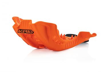 Afbeeldingen van SKID PLATE HUSQ FC + KTM SXF 250/350 19-20 - ORANGE/BLACK