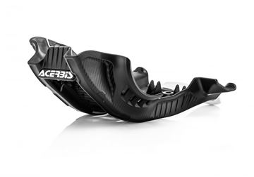 Afbeeldingen van SKID PLATE HUSQ FC + KTM SXF 250/350 19-20 - BLACK/WHITE