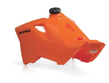 Afbeeldingen van FUEL TANK KTM EXC 120-200-250-300 08/11 + EXC-F 250-400-450-530 08/11+ SX 125-150-250 08/10 + SX-F 450-505 08/10 13 liter - ORANGE