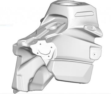 Afbeeldingen van FUEL TANK KTM 12L SX/XC 2019-2020 CARBURATOR - CLEAR