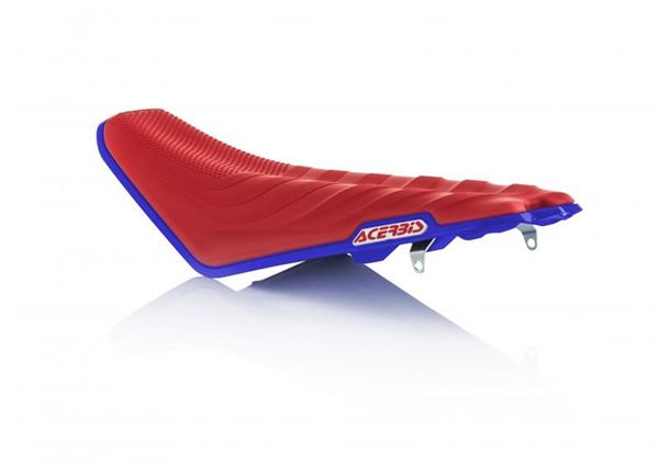 Afbeelding van X-SEATS - SOFT - HONDA CRF450R 17/20 + CRF250 18/20 - RED/BLUE