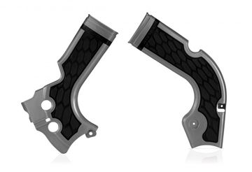 Afbeeldingen van FRAME PROTECTOR X-GRIP CRF 250 14/17 + 450 13/16 - SILVER