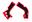 Afbeeldingen van FRAME PROTECTOR X-GRIP CRF 250 14/17 + 450 13/16 - RED