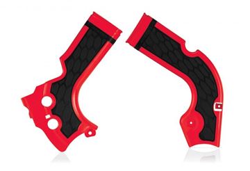 Afbeeldingen van FRAME PROTECTOR X-GRIP CRF 250 14/17 + 450 13/16 - RED