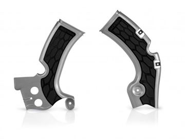 Afbeeldingen van FRAME PROTECTOR X-GRIP KAWASAKI KXF450 09/18 - SILVER