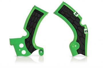 Afbeeldingen van FRAME PROTECTOR X-GRIP KAWASAKI KXF450 09/18 - GREEN