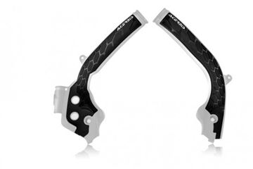 Afbeeldingen van FRAME PROTECTOR X-GRIP KTM SX-SXF 16/18 + EXC-EXCF 17/19 + HUSQVARNA FC-TC 16/18 + FE-TE 16/19 – WHITE