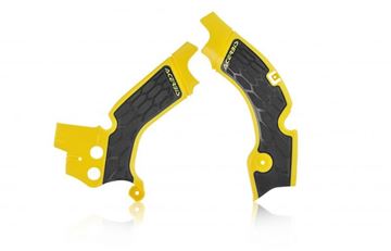 Afbeeldingen van FRAME PROTECTOR X-GRIP SUZUKI RMZ 450 08/17 – YELLOW/BLACK