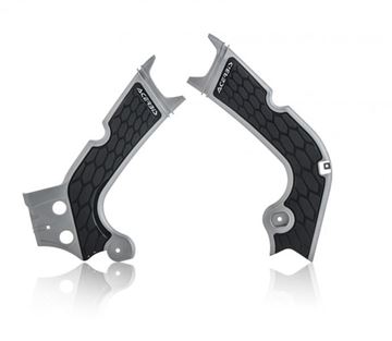 Afbeeldingen van FRAME PROTECTOR X-GRIP CRF450R 17/18 + CRF250 18/19 – SILVER