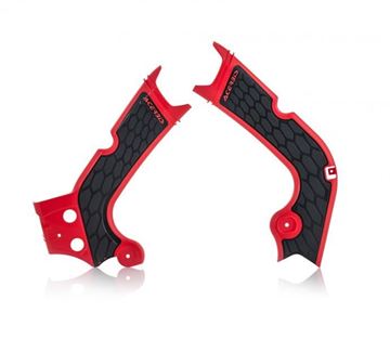 Afbeeldingen van FRAME PROTECTOR X-GRIP CRF450R 17/18 + CRF250 18/19 – RED
