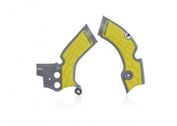 Afbeelding van X-GRIP Frameprotector RMZ 250 2015-2018 - GREY/YELLOW