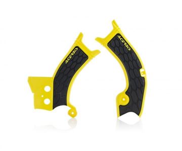 Afbeeldingen van FRAME PROTECTOR X-GRIP SUZUKI RMZ 450 18/20 - YELLOW/BLACK