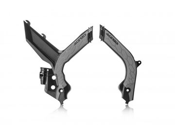 Afbeeldingen van FRAME PROTECTOR X-GRIP KTM SX-SXF 2019 - BLACK/GREY