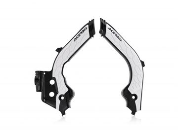 Afbeeldingen van FRAME PROTECTOR X-GRIP HUSQ TC-FC 19-20 - BLACK/WHITE