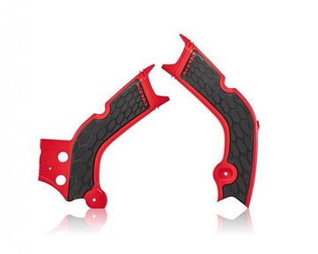 Afbeeldingen van FRAME PROTECTOR X-GRIP CRF450R 19-20 - RED/BLACK