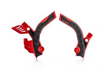 Afbeeldingen van FRAME PROTECTOR X-GRIP 125-200 18-20 - BETA - RED/BLACK
