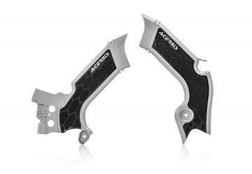 Afbeeldingen van FRAME PROTECTORﾠX-GRIP KAW KXF 450 19-20 - GREY/BLACK