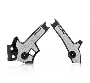 Afbeeldingen van FRAME PROTECTOR X-GRIP SUZUKI DR 650 - BLACK/GREY