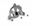 Afbeeldingen van X-BRAKE DISC COVER MOUNTING KIT BETA 13/19