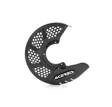 Afbeeldingen van FRONT DISC COVER X-BRAKE VENTED CARBON - GREY