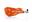 Afbeeldingen van HANDGUARDS X-FACTORY - ORANGE/WHITE