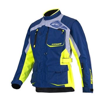 Afbeeldingen van Kenny Titanium Enduro Jacket - Navy / Neon yellow