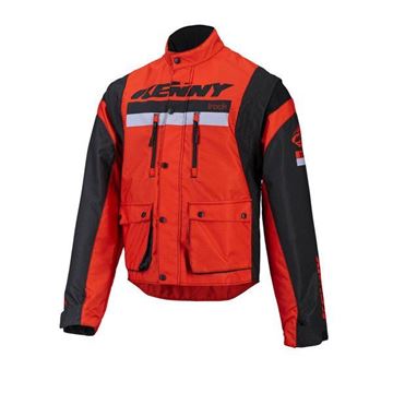 Afbeeldingen van Kenny Track Enduro Jacket - Black / Orange