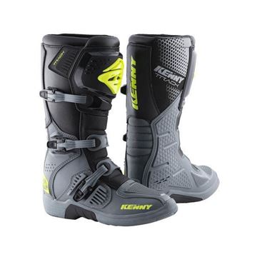 Afbeeldingen van Kenny Track Boots - Grey / Neon Yellow