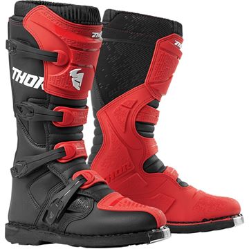 Afbeeldingen van Thor Blitz XP S9 Boots - Red / Black