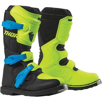 Afbeeldingen van Thor Blitz XP S9 Youth Boots - Fluo Acid / Black