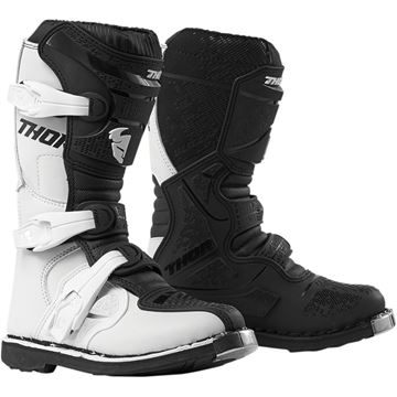 Afbeeldingen van Thor Blitz XP S9 Youth Boots - White / Black