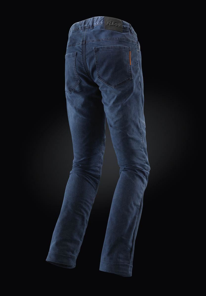 KTM RIDING JEANS V2 Classic fit jeans Removable protectors on knee High