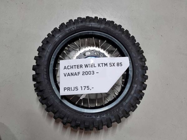 Afbeelding van Gebruikt Achterwiel 14 inch KTM 85 SX 2003 - 2020